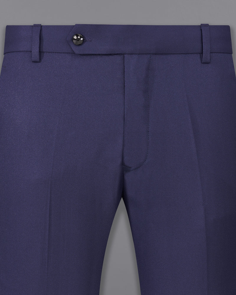 Ebony Clay Blue Textured Pant T2263-28, T2263-30, T2263-32, T2263-34, T2263-36, T2263-38, T2263-40, T2263-42, T2263-44