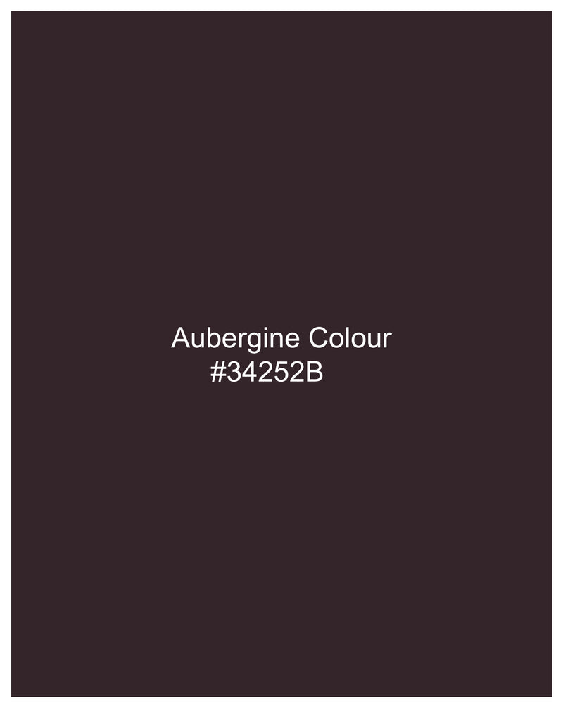 Aubergine Maroon Textured Pant T2288-28, T2288-30, T2288-32, T2288-34, T2288-36, T2288-38, T2288-40, T2288-42, T2288-44