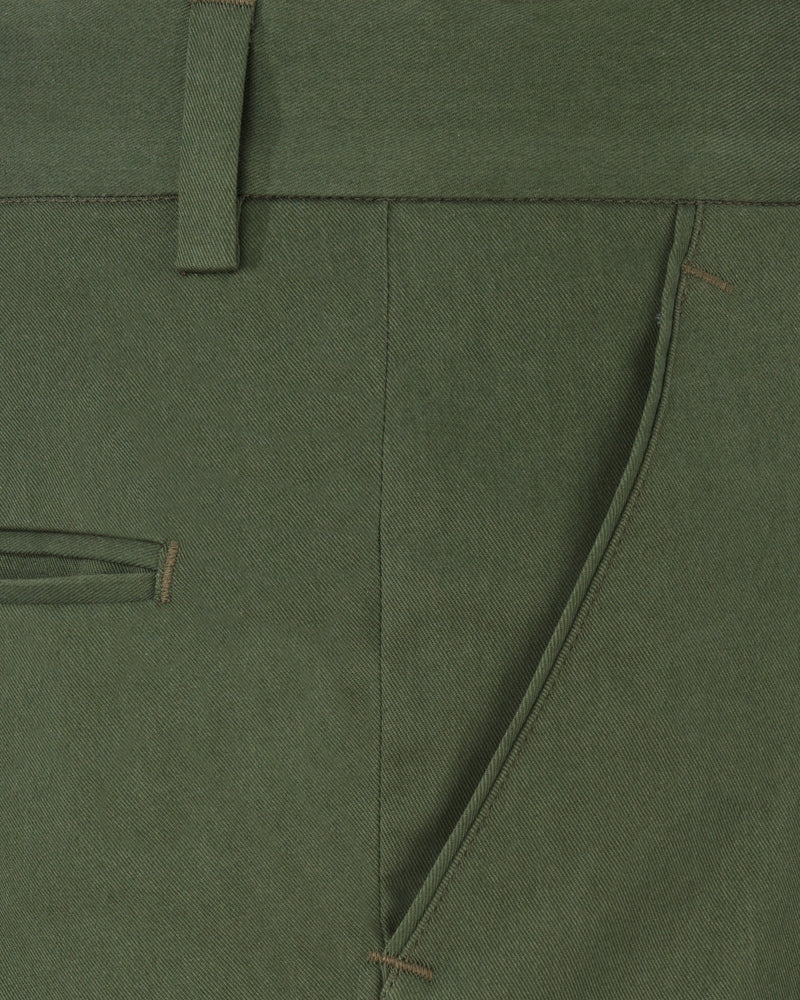 Rifle Green Premium Cotton Pant