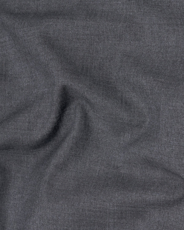 Wenge Gray Textured  Pant