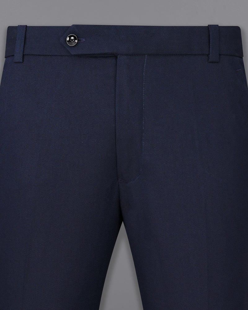 Thunder Navy Blue Premium Cotton Pant