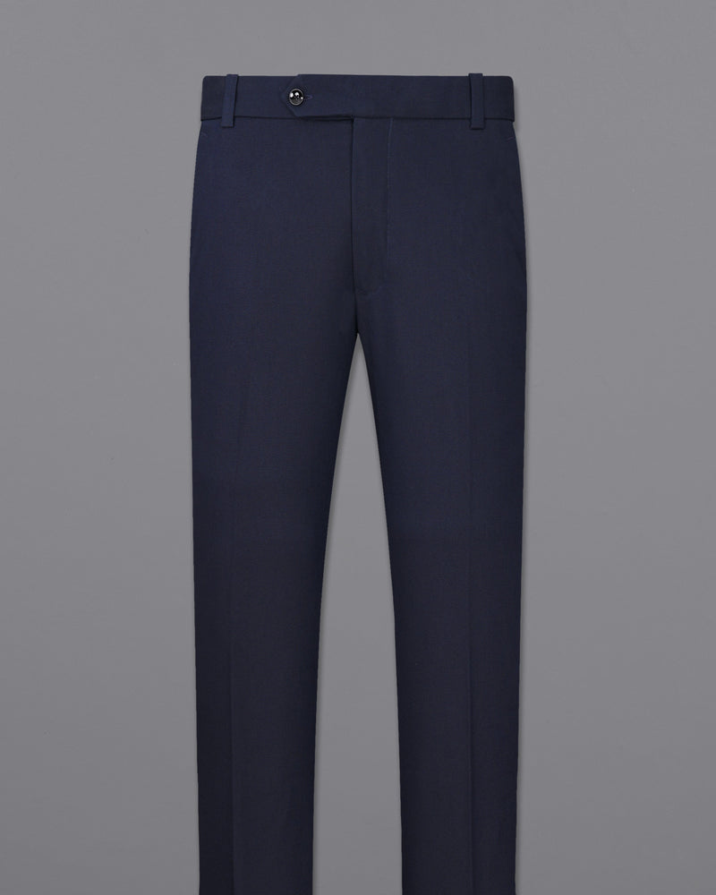 Thunder Navy Blue Premium Cotton Pant