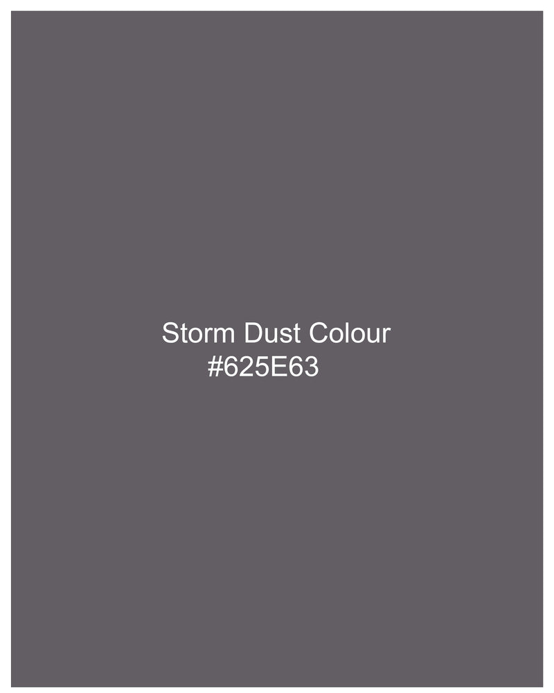 Storm Dust Gray Plaid Pants