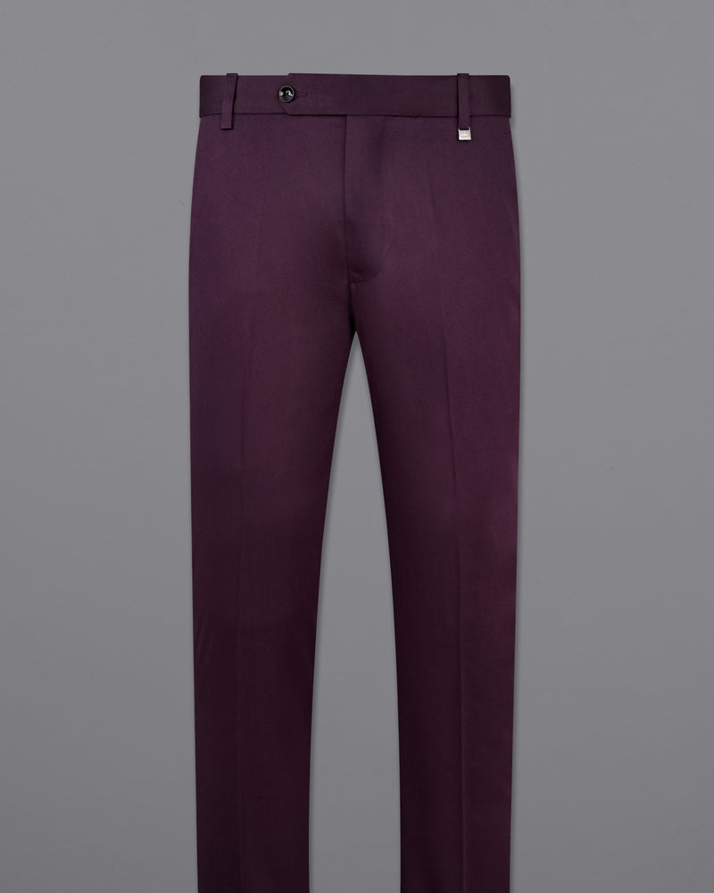 Eclipse Maroon Premium Cotton Pants