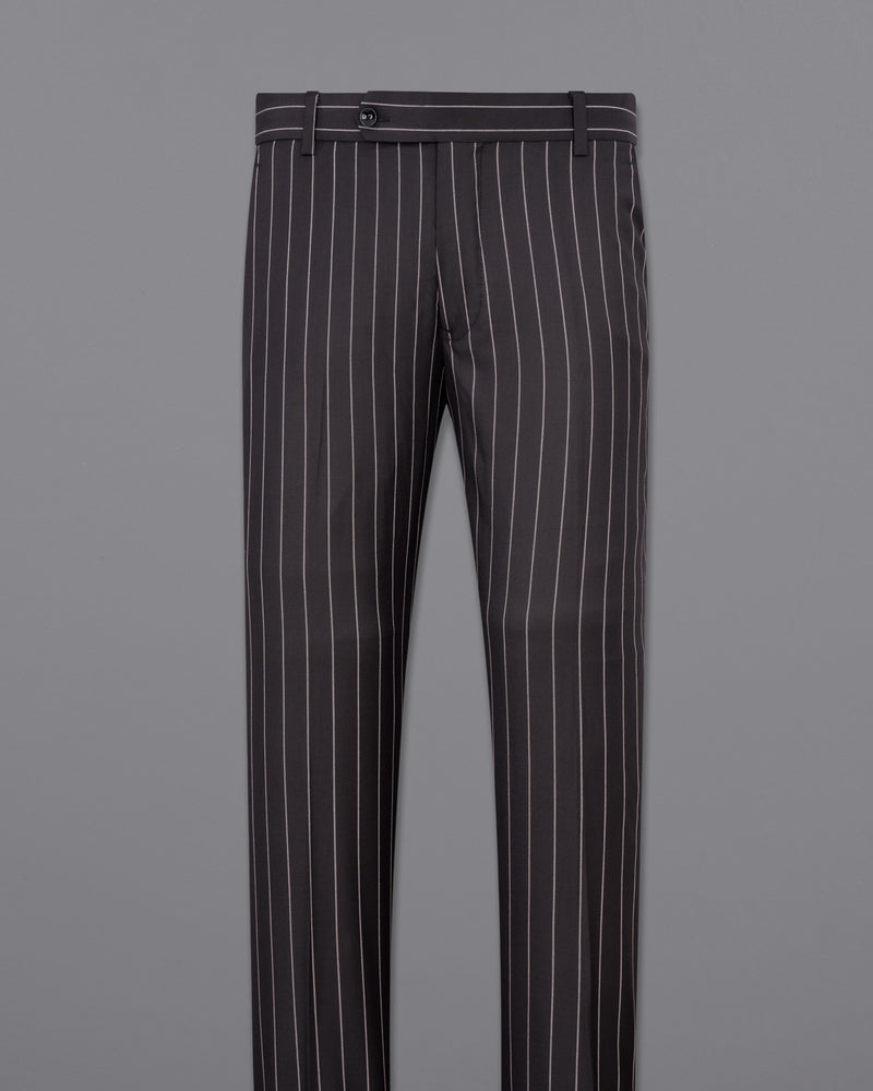 Birch Brown Striped Pants