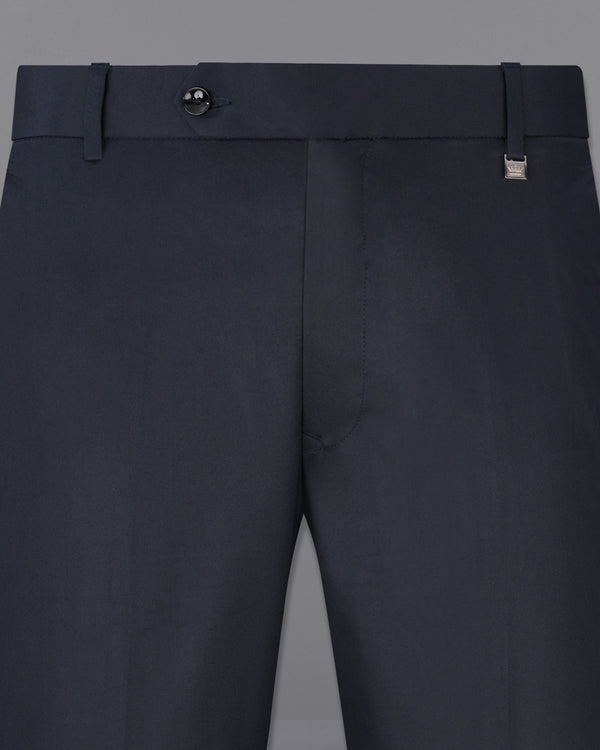 Thunder Navy Blue Premium Cotton Pants