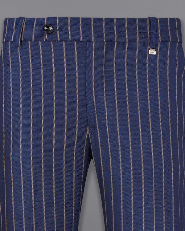 Pickled Blue Striped Pants