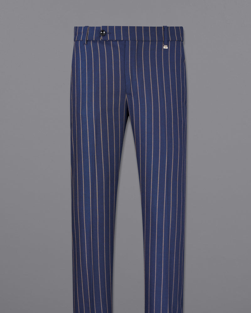 Pickled Blue Striped Pants