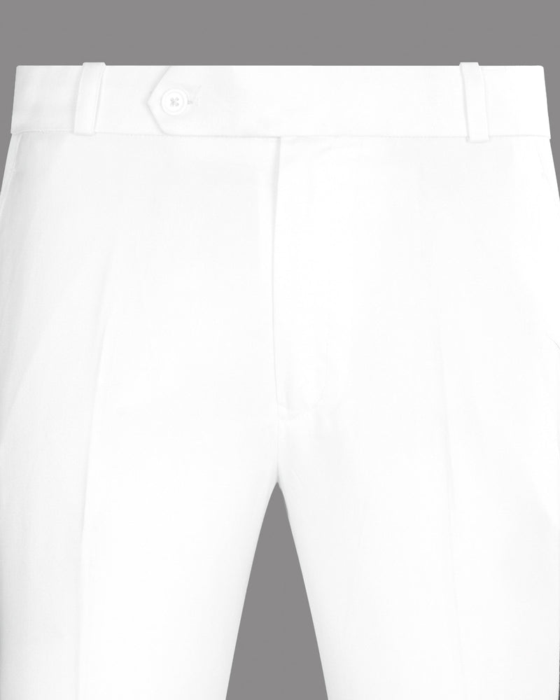 White Formal Pant