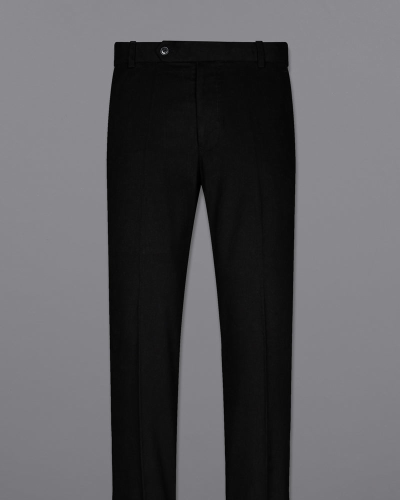 Jade Black Premium Cotton Designer Trench Coat with Pant