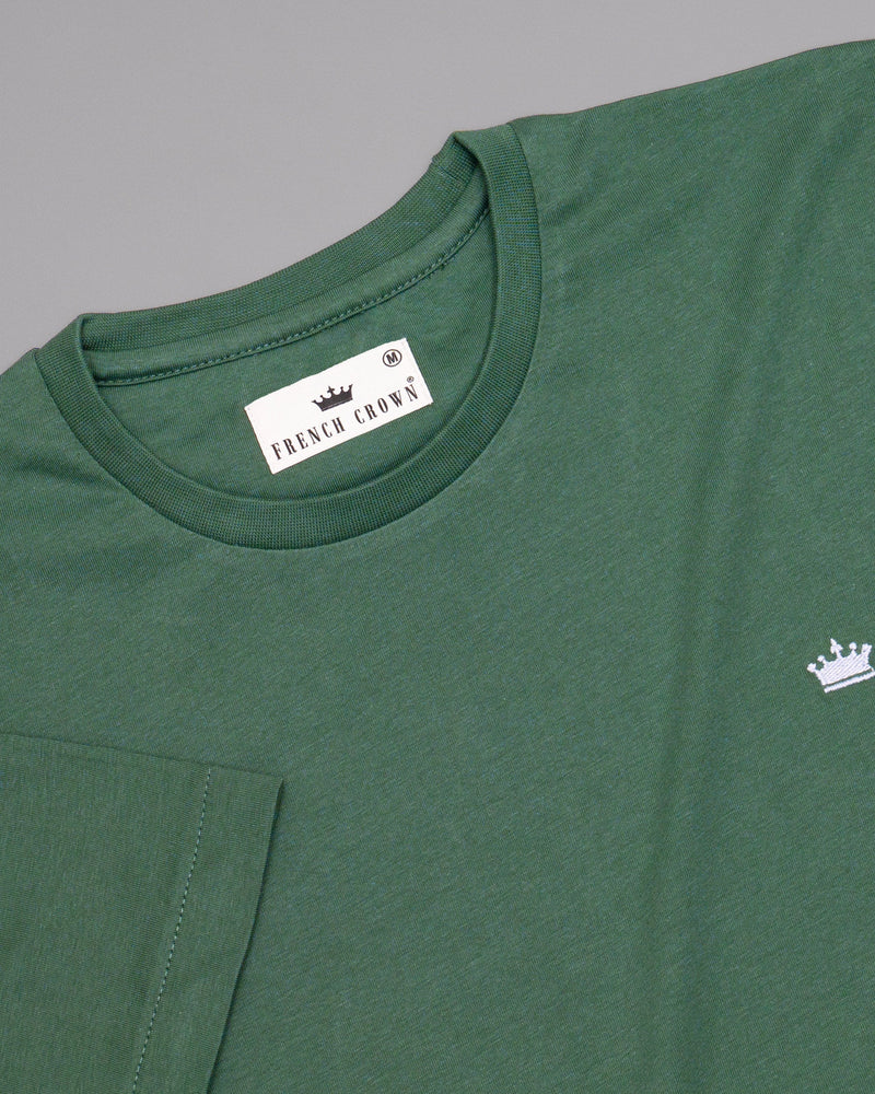 Basil Green Premium Vegetable Dyed Organic Cotton T-shirt TS016-M, TS016-L, TS016-S, TS016-XL, TS016-XXL