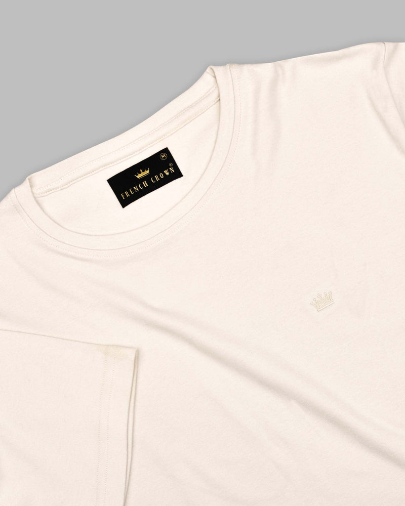 Pearl Cream Super Soft Organic Cotton T-shirts TS322-S, TS322-M, TS322-L, TS322-XL, TS322-XXL