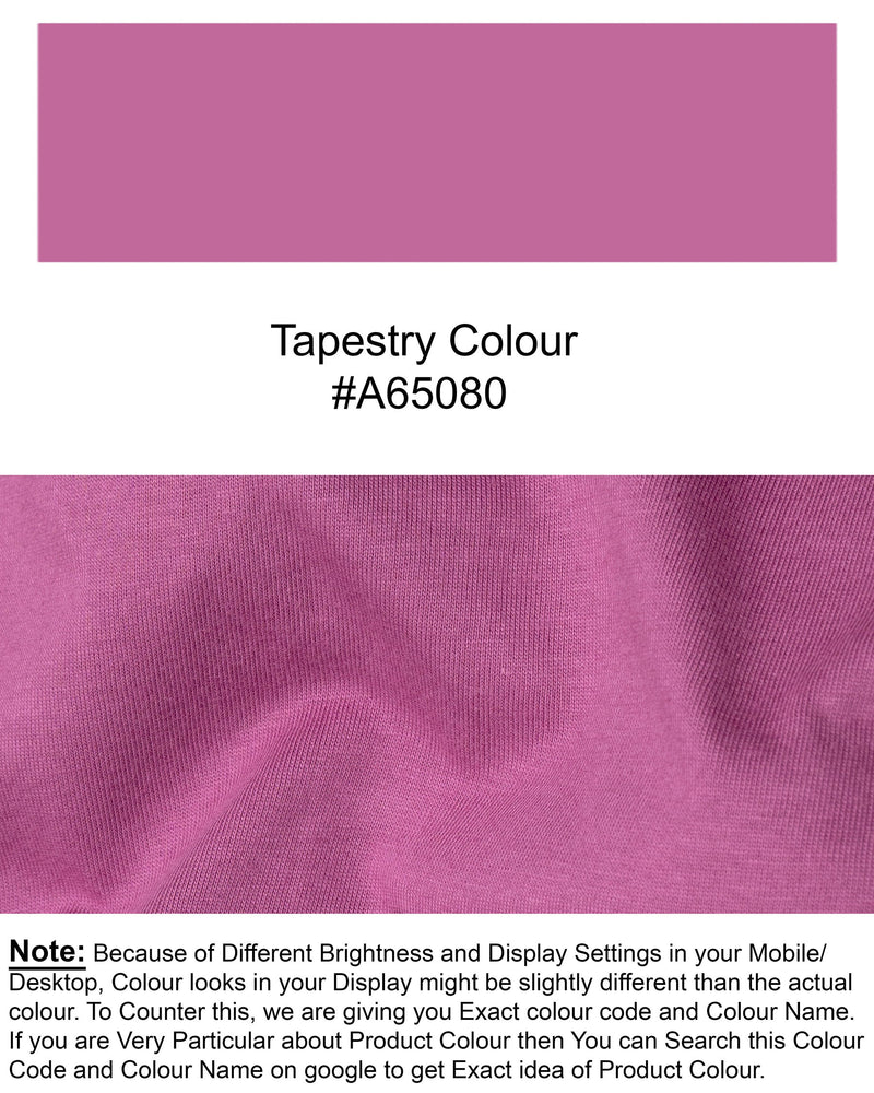 Tapestry Purple Super Soft Organic Cotton T-Shirt