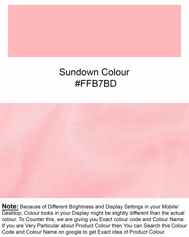 Sundown Pink Full Sleeve Premium Cotton Jersey Sweatshirt TS440-S, TS440-M, TS440-L, TS440-XL, TS440-XXL