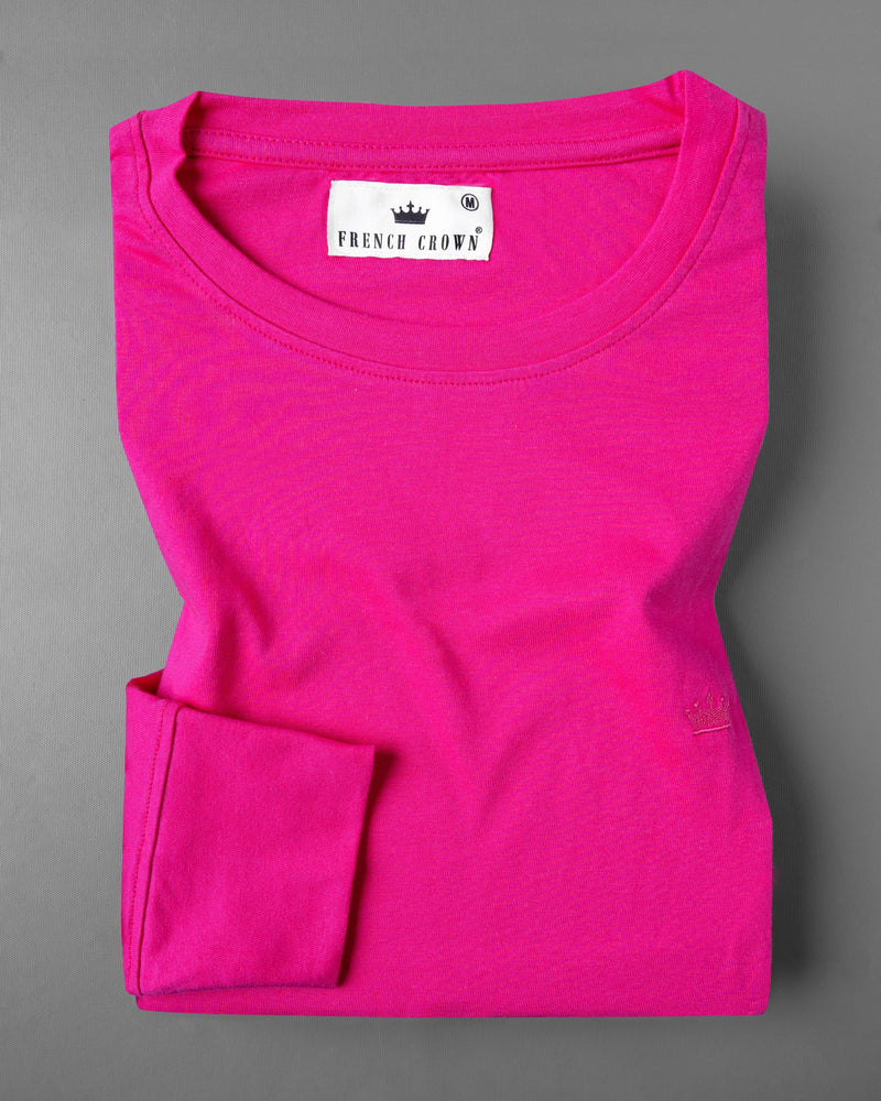 Ruby Pink Full Sleeve Super Soft Premium Cotton Sweatshirt TS441-S, TS441-M, TS441-L, TS441-XL, TS441-XXL