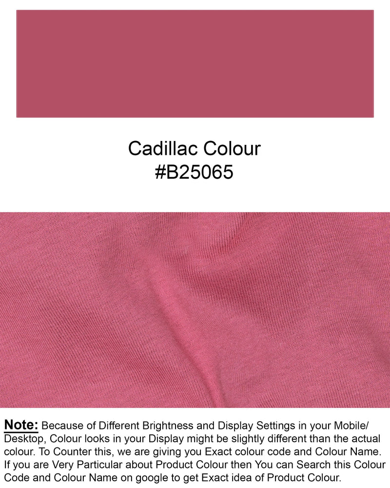 Cadillac Pink Full Sleeve Premium Cotton Jersey Sweatshirt TS447-S, TS447-M, TS447-L, TS447-XL, TS447-XXL