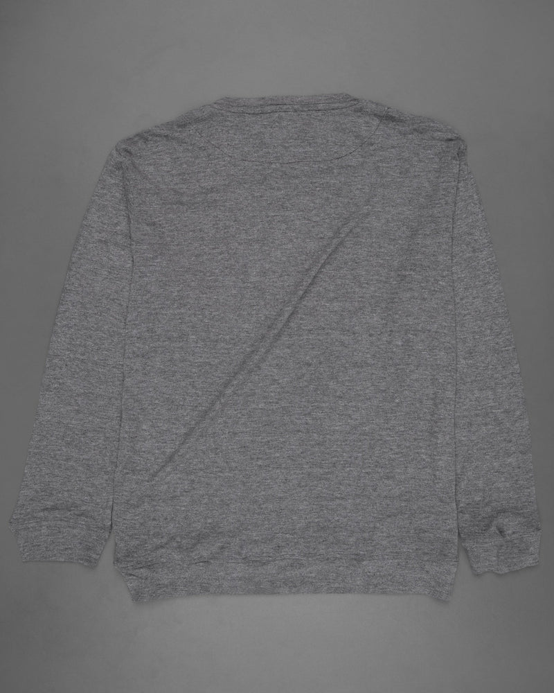 Trout Grey Full Sleeve Super Soft Premium Cotton Sweatshirt TS453-S, TS453-M, TS453-L, TS453-XL, TS453-XXL 