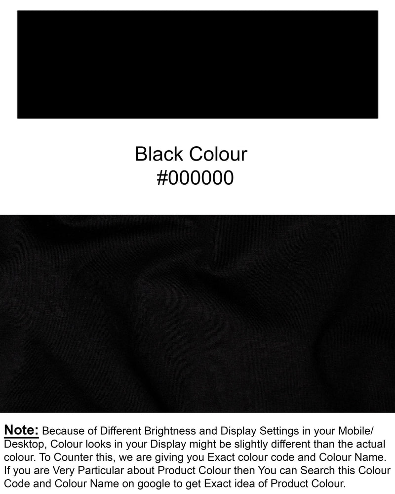 Jade Black Velvet Logo Super Soft Premium Organic Cotton T-shirt