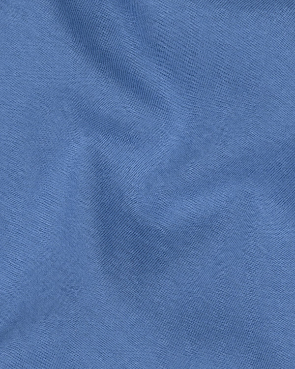 Danube Blue Full Sleeve Premium Cotton Jersey Sweatshirt TS461-S, TS461-M, TS461-L, TS461-XL, TS461-XXL 