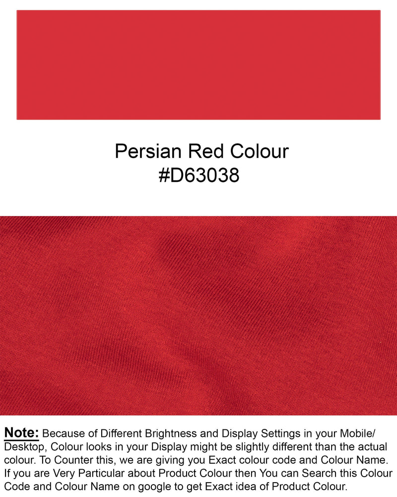 Persian Red Full Sleeve Super Soft Premium Cotton Sweatshirt TS465-S, TS465-M, TS465-L, TS465-XL, TS465-XXL