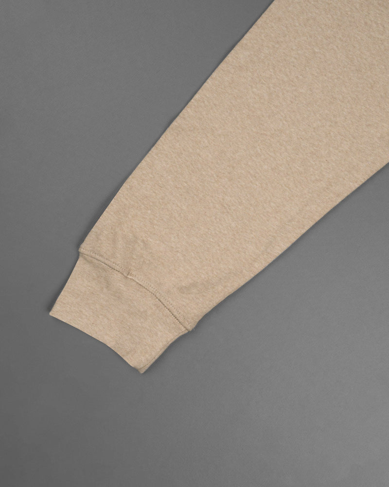 Cashmere Brown Full Sleeve Premium Cotton Jersey Sweatshirt TS476-S, TS476-M, TS476-L, TS476-XL, TS476-XXL
