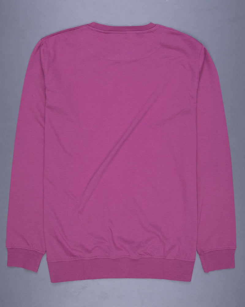 Tapestry Pink  Full Sleeve Super Soft Premium Cotton Sweatshirt TS487-S, TS487-M, TS487-L, TS487-XL, TS487-XXL