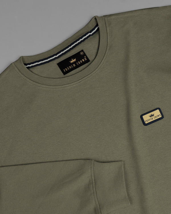 Finch Green Full Sleeve Premium Cotton Jersey Sweatshirt TS490-S, TS490-M, TS490-L, TS490-XL, TS490-XXL