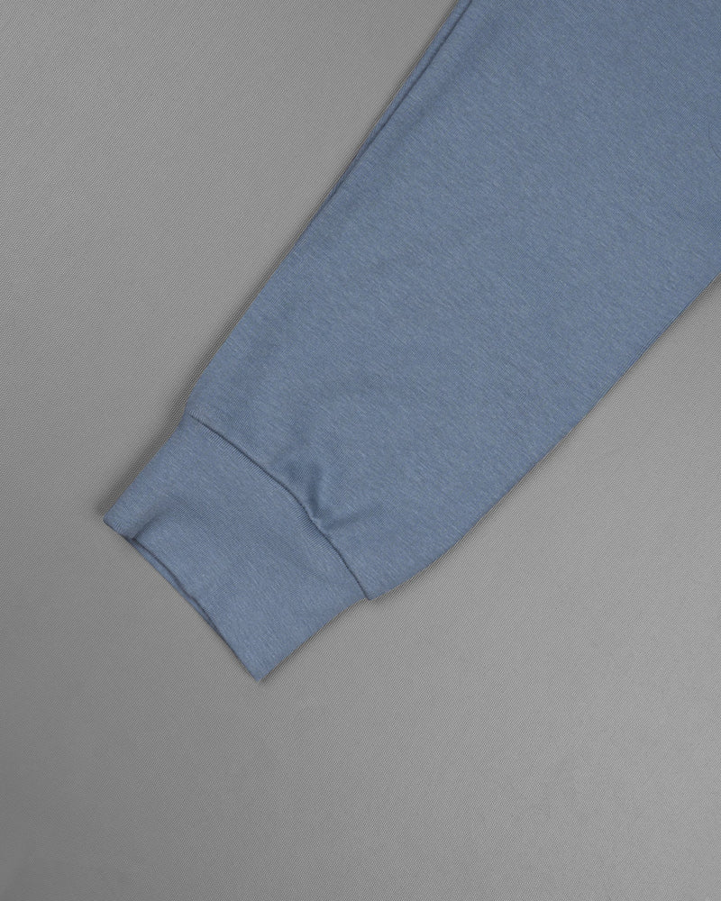 Lynch Blue Full Sleeve Premium Cotton Jersey Sweatshirt TS492-S, TS492-M, TS492-L, TS492-XL, TS492-XXL