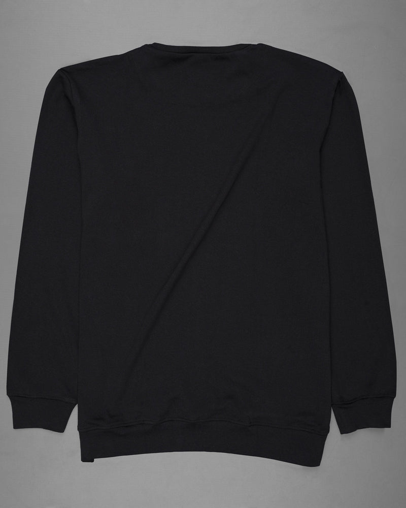 Vulcan Black Full Sleeve Premium Cotton Jersey Sweatshirt TS500-S, TS500-M, TS500-L, TS500-XL, TS500-XXL