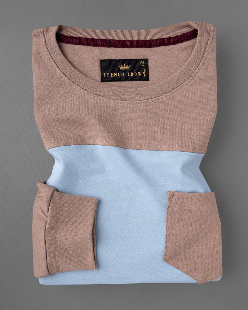 Sandrift Brown Full Sleeve Premium Cotton Jersey Sweatshirt TS515-S, TS515-M, TS515-L, TS515-XL, TS515-XXL