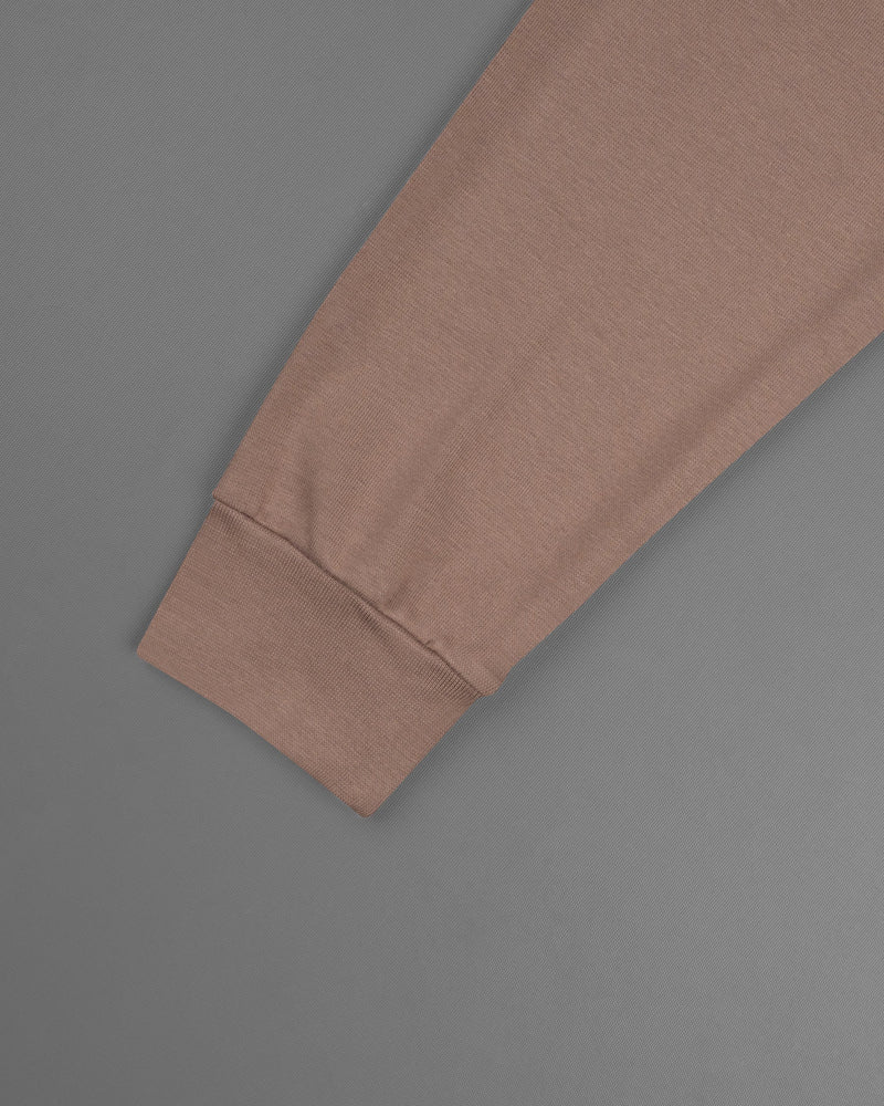 Sandrift Brown Full Sleeve Premium Cotton Jersey Sweatshirt TS515-S, TS515-M, TS515-L, TS515-XL, TS515-XXL