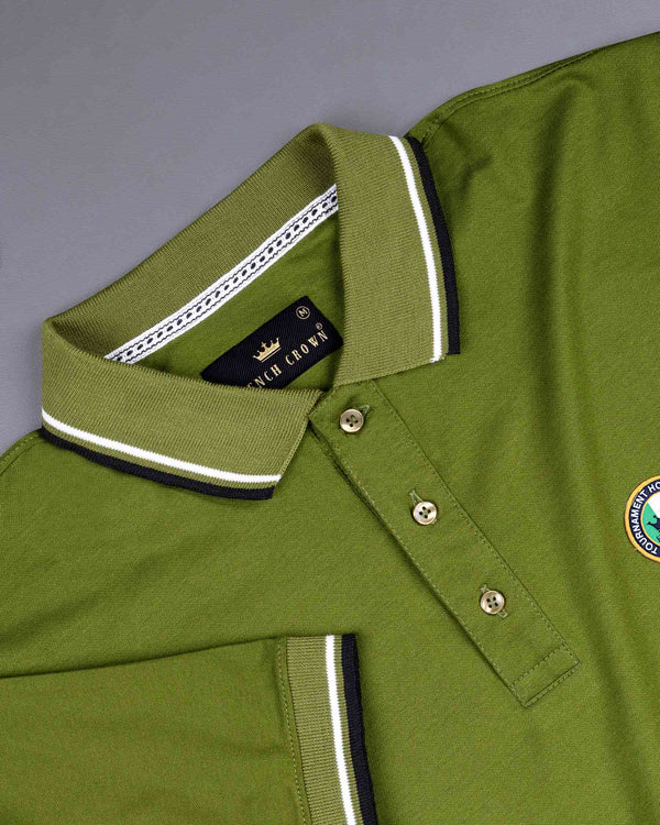 Swamp Green Super Soft Pique Polo T-Shirt TS546-S, TS546-M, TS546-L, TS546-XL, TS546-XXL
