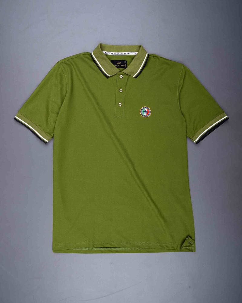 Swamp Green Super Soft Pique Polo T-Shirt