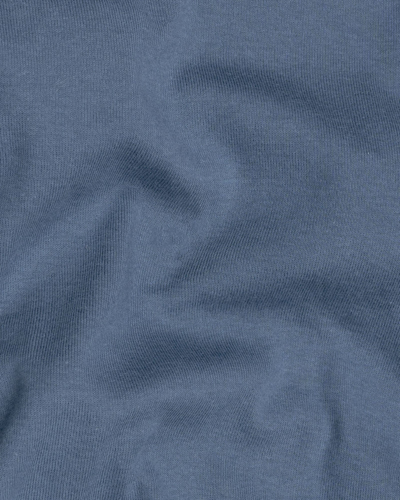Cadet Blue Pique Premium Cotton Polo