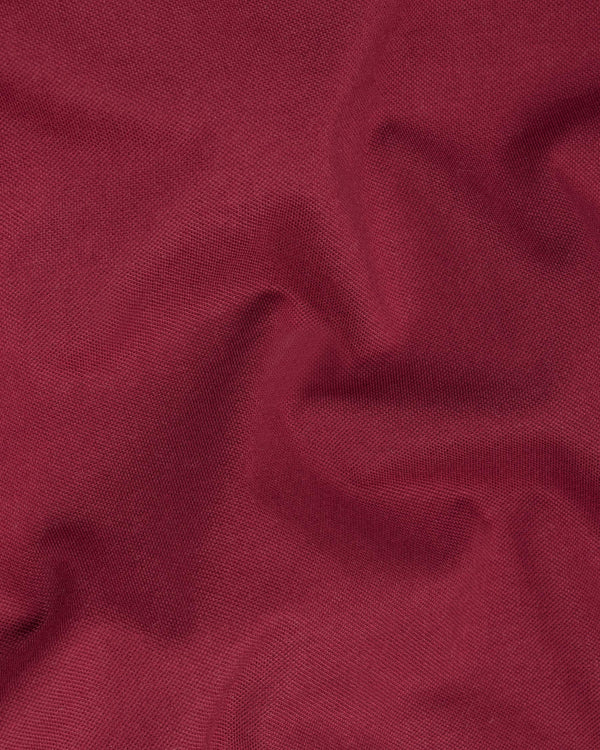 Merlot Red Super Soft Full Sleeve Pique Polo