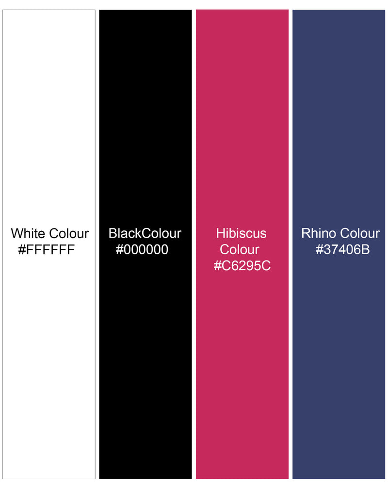 Bright White with Black and Hibiscus Pink Striped Super Soft Organic Pique Polo TS604-S, TS604-M, TS604-L, TS604-XL, TS604-XXL, TS604-3XL, TS604-4XL