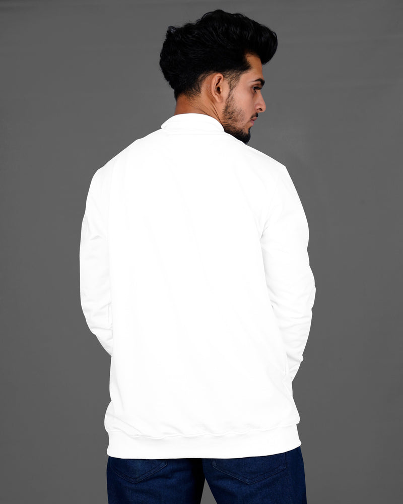 Bright White Super Soft Premium Cotton Turtleneck Pullover TS612-S, TS612-M, TS612-L, TS612-XL, TS612-XXL, TS612-3XL, TS612-4XL