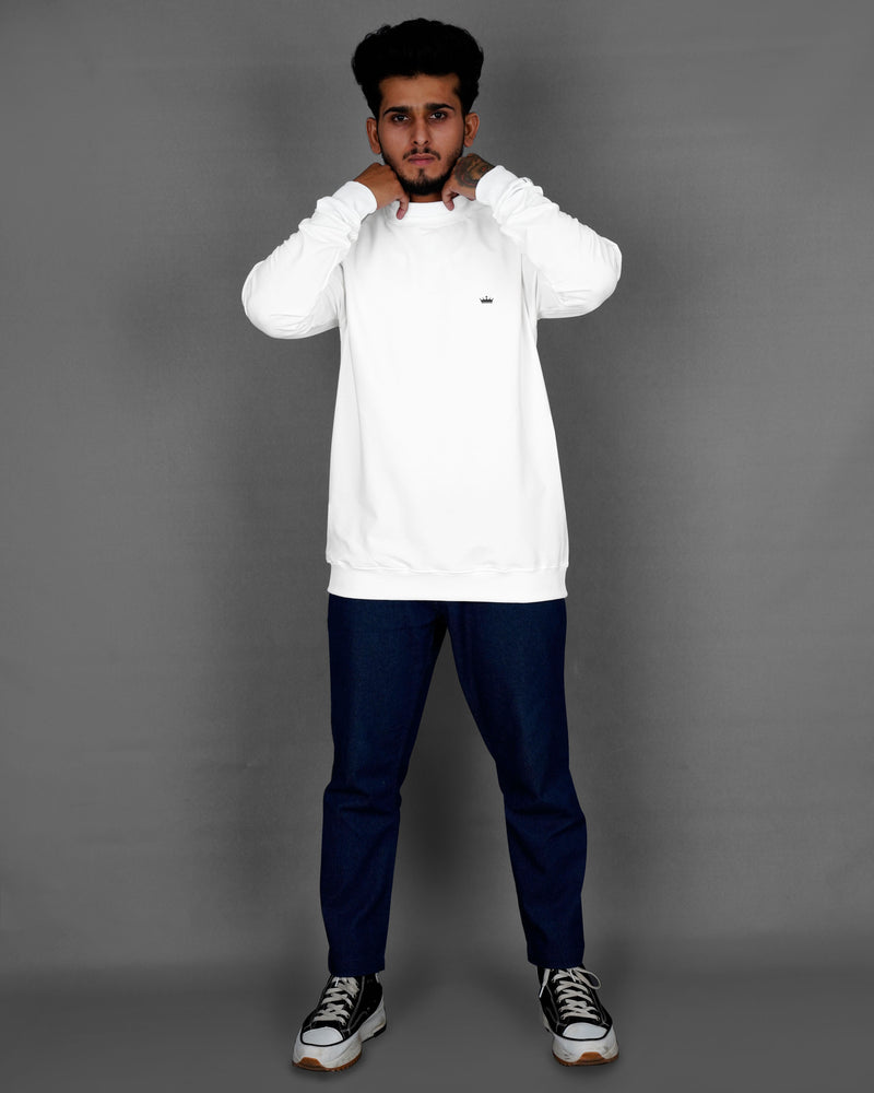 Bright White Super Soft Premium Cotton Turtleneck Pullover TS612-S, TS612-M, TS612-L, TS612-XL, TS612-XXL, TS612-3XL, TS612-4XL