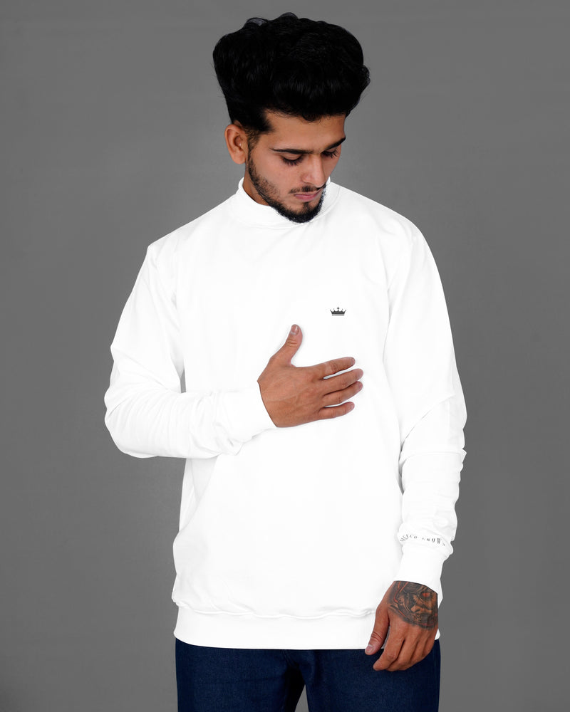 Bright White Super Soft Premium Cotton Turtleneck Pullover TS612-S, TS612-M, TS612-L, TS612-XL, TS612-XXL, TS612-3XL, TS612-4XL