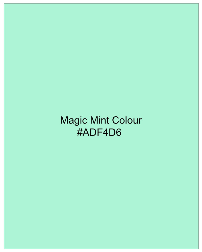 Magin Mint Green Super Soft Organic Pique Polo