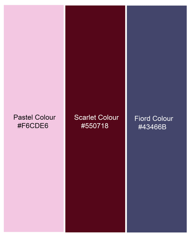 Pastel Pink with Multicolour Striped Super Soft Organic Cotton Pique Polo TS622-P, TS622-M, TS622-T, TS622-XL, TS622-XXL, TS622-3XL, TS622-4XL