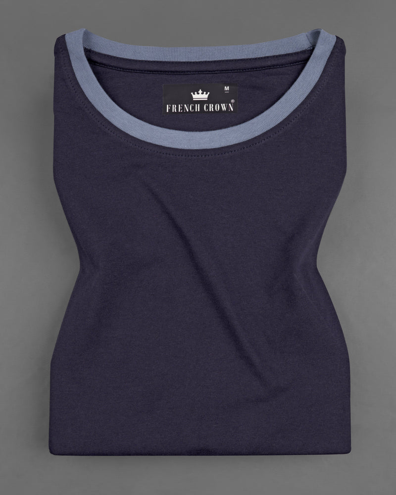 Navy Blue Premium Cotton Organic T-shirt TS643-S, TS643-M, TS643-L, TS643-XL, TS643-XXL