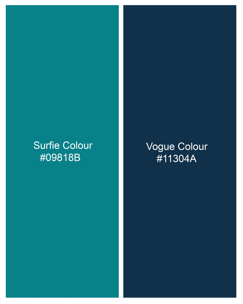 Surfie Aqua Blue Premium Organic Cotton Polo TS670-S, TS670-M, TS670-L, TS670-XL, TS670-XXL