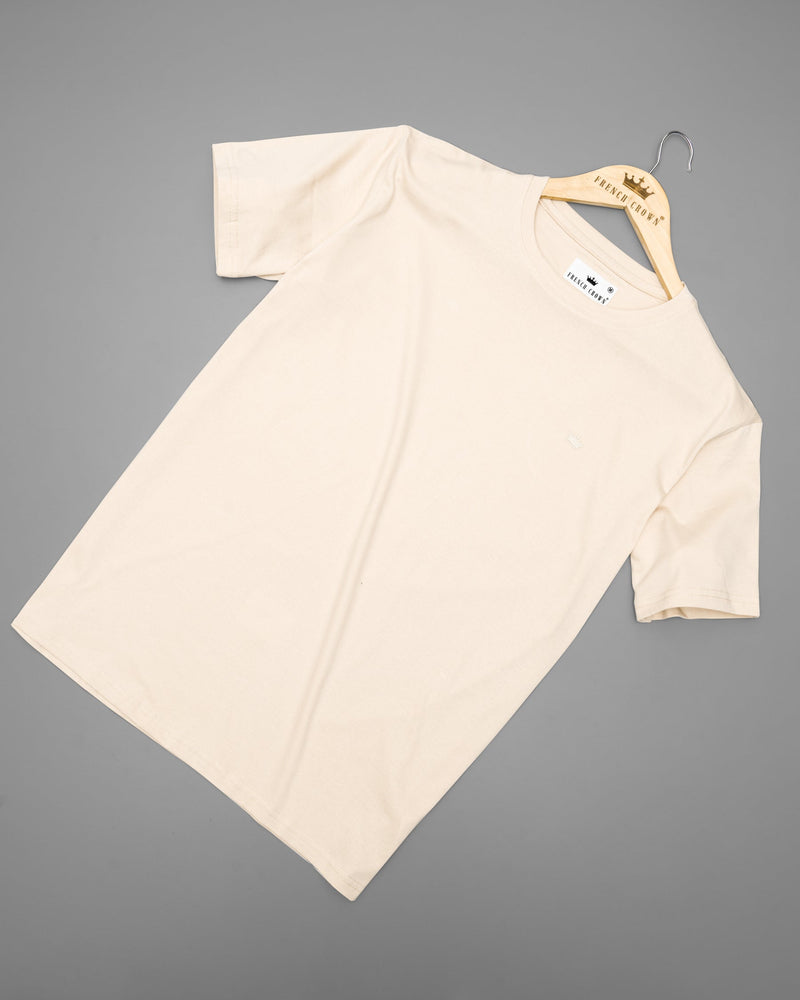 Beige Super Soft Premium Organic Cotton T-shirt