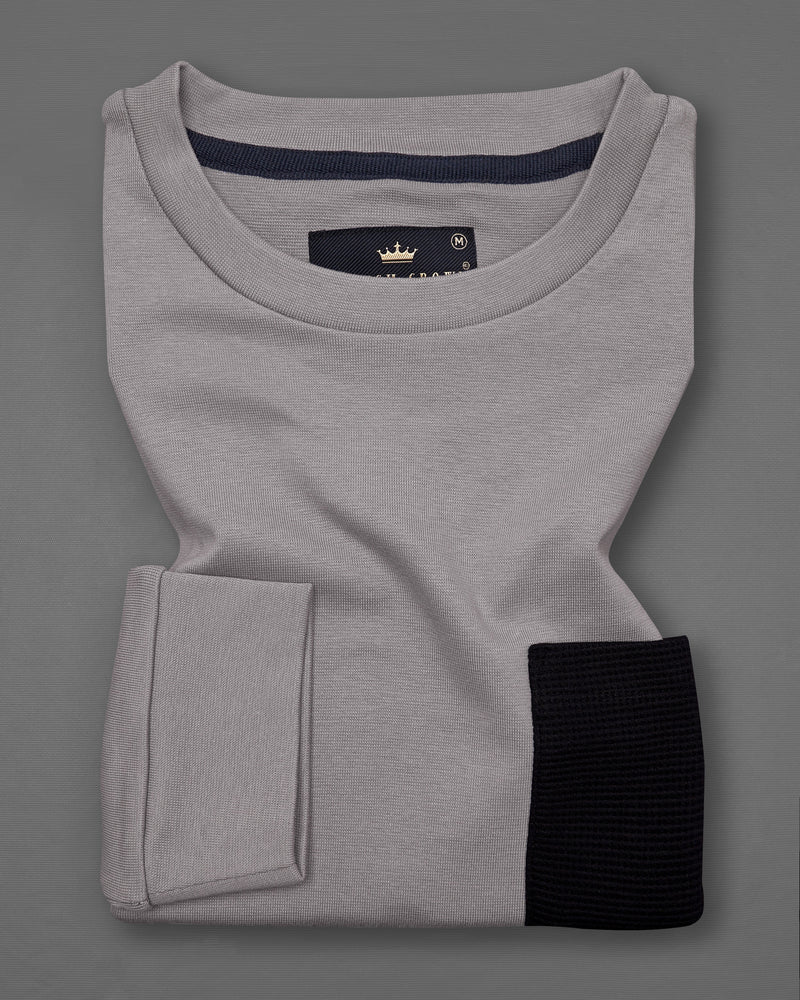 Regent Gray with a Black Patch Pocket Premium Jersey Sweatshirt TS700-S, TS700-M, TS700-L, TS700-XL, TS700-XXL
