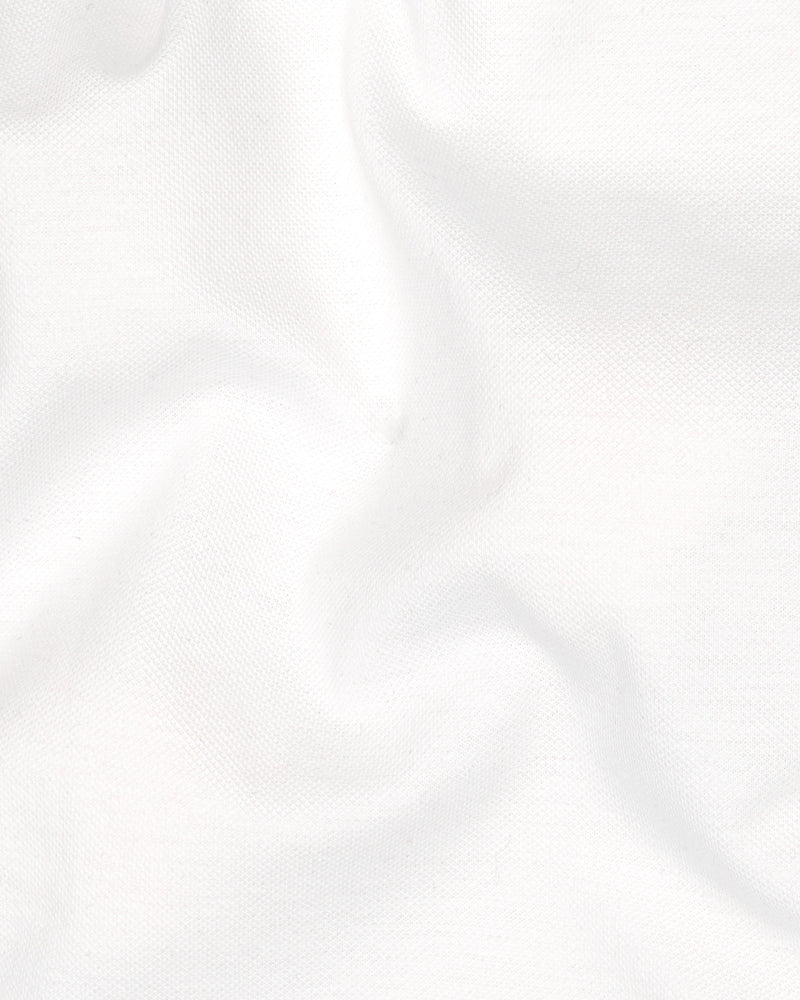Bright White Organic Cotton Pique Polo TS747-S, TS747-M, TS747-L, TS747-XL, TS747-XXL