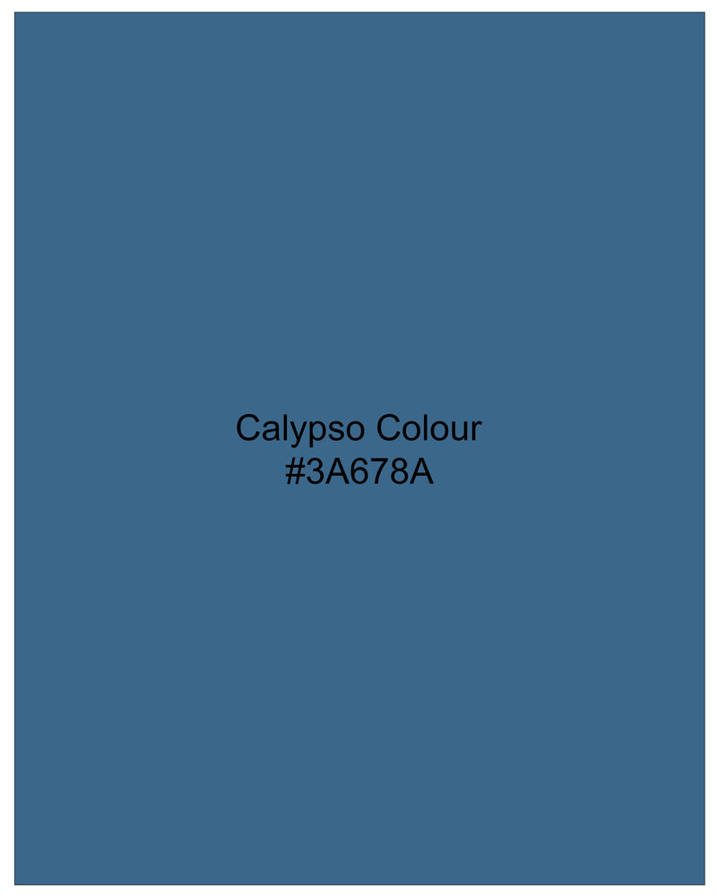 Calypso Blue Organic Cotton Pique Polo TS748-S, TS748-M, TS748-L, TS748-XL, TS748-XXL