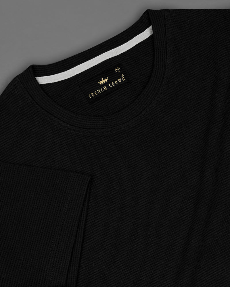 Jade Black Premium Cotton T-shirt with Shorts Combo