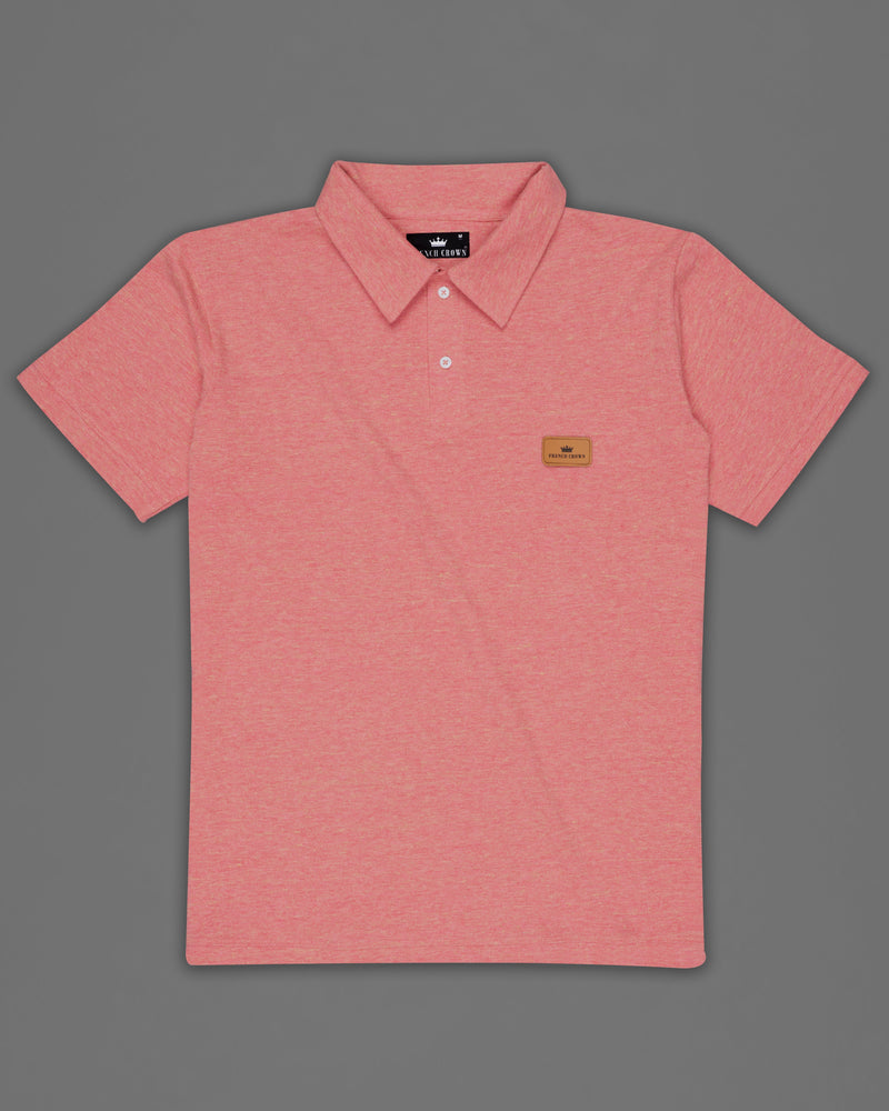 Oriental Peach Organic Cotton  Pique Polo TS783-S, TS783-M, TS783-L, TS783-XL, TS783-XXL