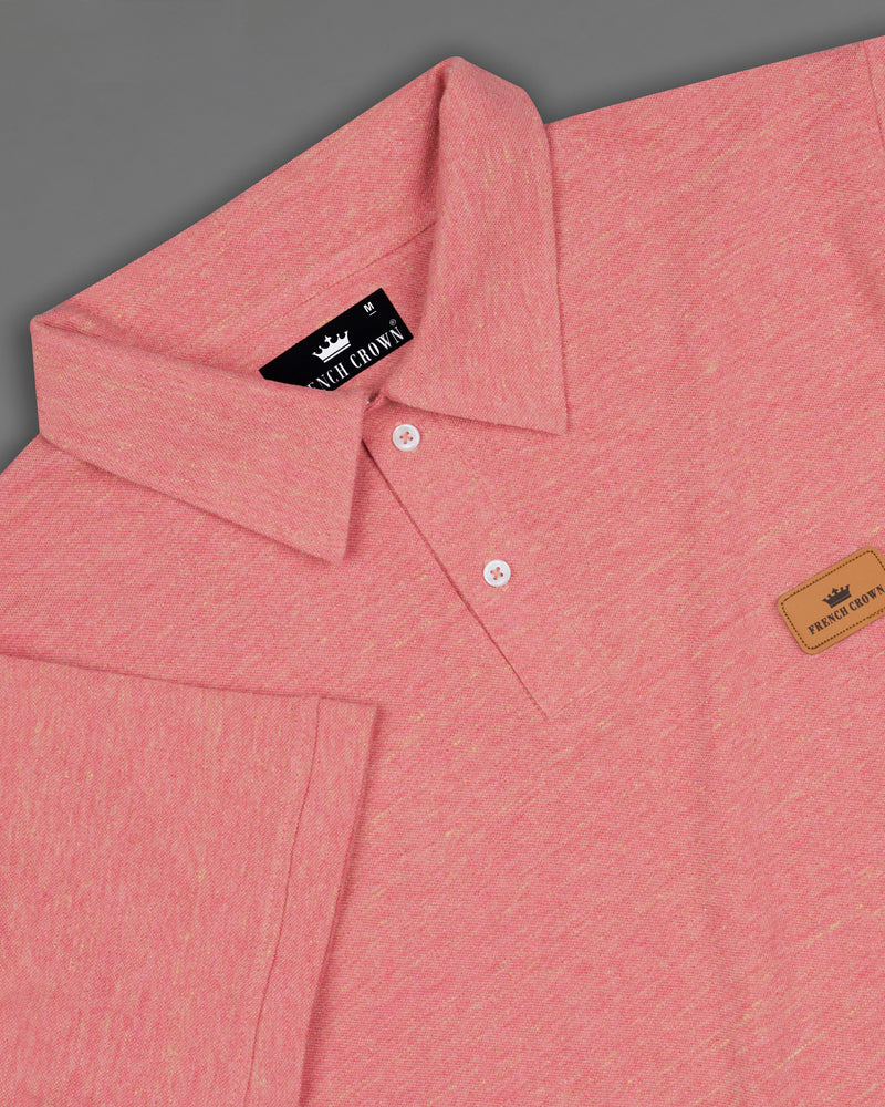 Oriental Peach Organic Cotton  Pique Polo TS783-S, TS783-M, TS783-L, TS783-XL, TS783-XXL